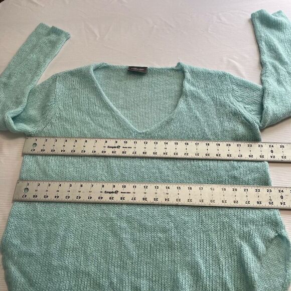 Wooden Ships Paola Buendia Blue Mohair Blend Sweater Size M/L - Picture 7 of 11